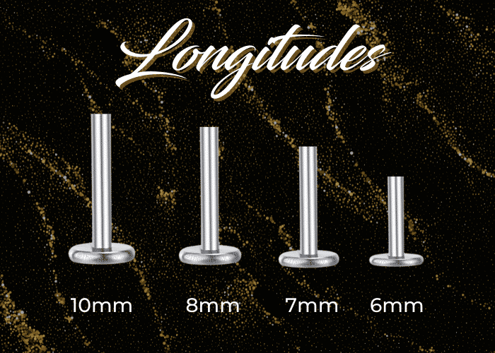 Longitudes de joyería