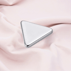 Joya triangulo liso / Helix piercing, titanio grado implante